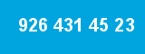 926 431 45 23